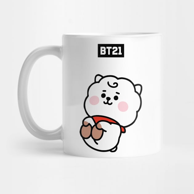 bt21 bts exclusive design 73 by Typography Dose